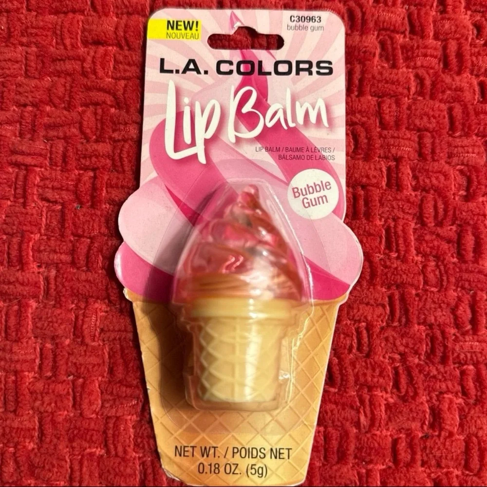 🍦🍦 L.A. COLORS Ice Cream Lip Balm and Lip Gloss Set 🍦🍦